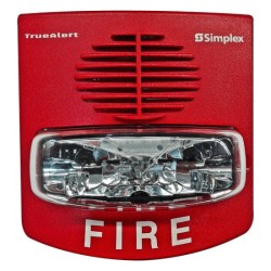 4906-9127 SIRENA CON LUZ ESTROBO NO DIRECCIONABLE 24VDC ROJA MURO