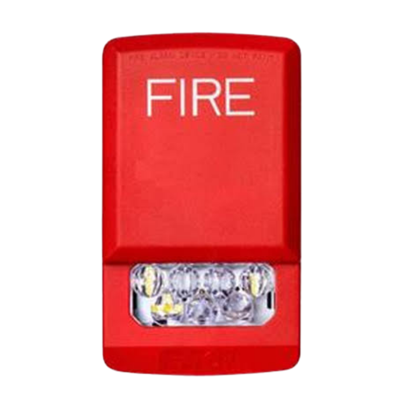 Compra el estrobo Siemens SL2SWR-F para sistemas contra incendio. Diseño en pared color rojo, lente rojo/fuego y alta eficiencia energética LED.